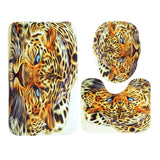 Leopard,Panttern,Bathroom,Carpet,Toilet,Covers