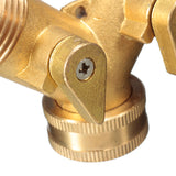 Standard,Brass,Garden,Irrigation,Splitter,Faucet,Manifold,Shape,Adapter,Connector"