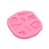 F0633,Silicone,Christmas,Heart,Mould,Chocolate