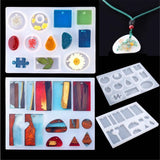 84pcs,Resin,Casting,Craft,Silicone,Making,Jewelry,Pendant,Mould