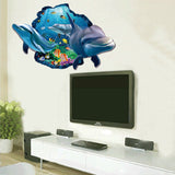 Miico,Creative,Dolphin,Removable,Decorative,Decor,Sticker