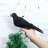 Raven,Halloween,Party,Decorations,Stuffed,Feather,Blackbird,Decor