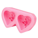 Double,Heart,Shape,Silicone,Mould,Creative,Baking,Kitchen,Accessories