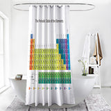 180x180cm,Periodic,Table,Elements,Shower,Curtain,Waterproof,Bathroom,Chemistry,Hanging,Deocr