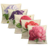 Flowers,Cotton,Linen,Throw,Pillow,Cushion,Cover,Decor