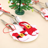 Loskii,Creative,Christmas,Small,Clothes,Pants,Tableware,Kitchen,Restaurant,Hotel,Layout,Knife,Spoon,Decorations