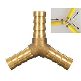 Solid,Brass,Connector,Joiner,Barbed,Splitter