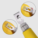 KITCHENDAO,Lemon,Zester,Channel,Knife,Citrus,Reamer,Grater,Catcher,Multifunctional,Kitchen