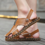 Outdoor,Summer,Leather,Casual,Round,Beach,Slipper,Sport,Shoes,Sandals