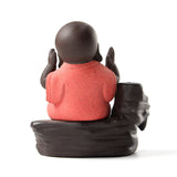 Buddha,Backflow,Incense,Burner,Holder,Buddhist,Zazen,Fragrant,Backflow,Censer,Decor