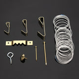 100Pcs,Picture,Frame,Hangers,Nails,Pushpin,Bolts,Assortment,Support,10lbs,30lbs,50lbs