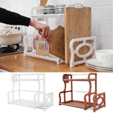 Layers,Multifunctional,Storage,Plastic,Kitchen,Organizer,Holder,Shelf