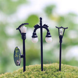 Scale,Street,Light,Resin,Craft,Antique,Imitation,Fairy,Garden,Miniature,Micro,Landscape