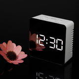 Loskii,Charging,Digital,Mirror,Night,Snooze,Function,Thermometer,Alarm,Clock