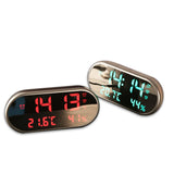 Digital,Alarm,Clock,Portable,Mirror,Clock,Humidity,Temperature,Display,Function