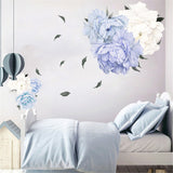 Peony,Flower,Blossom,Sticker,Nursery,Living,Bedroom,Decor,Decal,Decorations