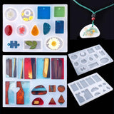 41Pcs,Jewelry,Mould,Handmade,Crystal,Mould,Resin,Silicone