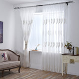 Embroidered,Sheer,Curtains,Living,Feather,Modern,Design,Bedroom,Elegant,Curtains,Voile