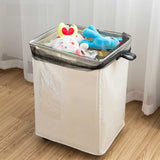 Single,Cloth,Wheels,Hamper,Oxford,Cloth,Storage,Aluminum,Frame,Storage,Baskets