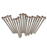 18Pcs,Dental,Stainless,Mandrels,Holder,Tools,Polishing,Shank,Mandrel,2.35mm