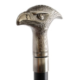 Metal,Black,Gentleman,Walking,Stick,Eagle,Handle,Nickle,Finish,Climbing,Sticks