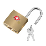 KCASA,Approved,Padlock,Travel,Security,Luggage,Solid,Brass