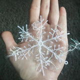 Christmas,Party,White,Snowflake,Decor,Hanging,Pendants,Gifts,Ornaments,Window,Decoration