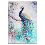 Peacock,Unframed,Canvas,Print,Peacock,Paintings,Picture,Decor