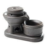 Backflow,Incense,Burner,Holder,Ceramic,Stone,Fragrant,Smoke,Backflow,Censer,Decor