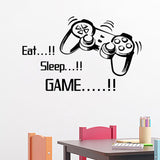 Creative,Handle,Stickers,SLEEP,GAME",Black,Vinyl,Removable,Printed,Sticker"