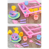 21PCS,Pretend,Dishes,Kitchen,Playset,Tableware