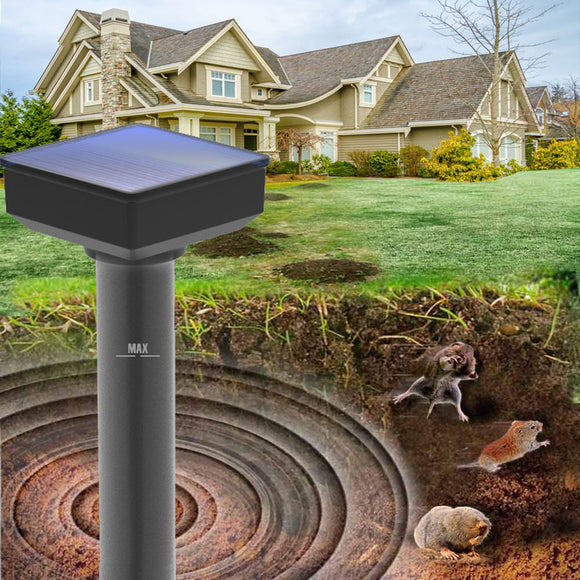 KCASA,Ultrasonic,Solar,Snake,Gopher,Repeller,Waterproof,Rodent,Repellent