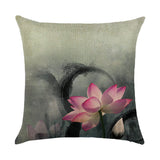 45x45cm,Various,Flower,Style,Cotton,Linen,Pillowcases,Decorations,Pillow