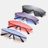 Unisex,Irregular,Shape,Protection,Fashion,Trend,Color,Gradient,Sunglasses