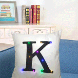 Honana,Creative,Lights,Letter,Pillowcase,Plush,Pillow,Cushion,Cover,Christmas