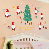 Miico,SK9230,Christmas,Catoon,Sticker,Removable,Christmas,Party,Decoration