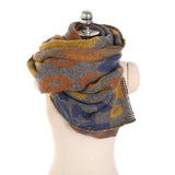 Women,200*66CM,Leopard,Artificial,Cashmere,Scarf,Winter,Shawl