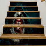 Miico,LT004,Halloween,Decoration,Stair,Sticker,Removable,Sticker,Horror,Sticker