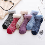 Women,Thickening,Fleece,Lining,Floor,Socks,Ankle,Socks