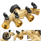 European,Standard,Brass,Faucet,Manifold,Water,Segregator,Garden,Connector,Splitter,Switcher,Control,Valve