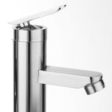 Brushed,Chrome,Waterfall,Bathroom,Basin,Faucet,Single,Handle,Mixer