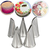 Petal,Icing,Piping,Nozzles,Metal,Cream,Decorating,Tools,Pastry