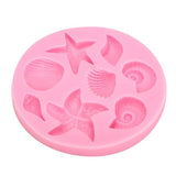 Silicone,Shells,Starfish,Snail,Fondant,Chocolate,Mould,Decoration