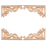 13*7CM,Carving,Decal,Corner,Applique,Frame,Wardrobe,Decoration