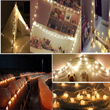 Solar,Light,String,Fairy,Lights,Garland,Christmas,Solar,Light,Wedding,Garden,Decorations