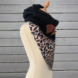 Women,Cotton,Thick,Winter,Outdoor,Casual,Leopard,Printing,Pattern,Scarf,Shawl