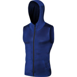 YUERLIAN,Hooded,Sleeveless,Running,Jackets,Sports,Pocket,Fitness,Quick,Workout