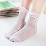 Women,Cotton,Ultra,Elastic,Socks,Summer,Solid,Color,Breathable,Ankle,Socks