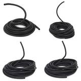 100Ft,Split,Conduit,Sleeve,Polyethylene,Black,Resistant