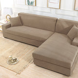 Khaki,Stretch,Elastic,Cover,Solid,Slipcover,Washable,Couch,Furniture,Protector,Living